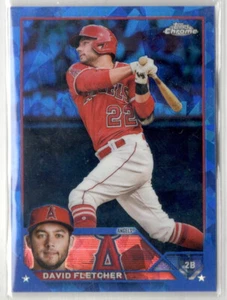 2023 Topps Chrome Sapphire Edition #636 DAVID FLETCHER Los Angeles Angels - Picture 1 of 2