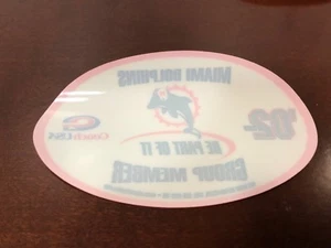 2002 Miami Dolphins Group Member Window Sticker - Picture 1 of 3