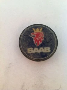 Saab 9-3 9-5 9-2x 9-5X Factory OEM Blue Black Wheel Center Hub Cap 12802437 SAA8 - Picture 1 of 4