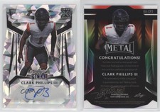 2023 Leaf Metal Silver Crystals /7 Clark Phillips III #BA-CP3 Rookie Auto RC