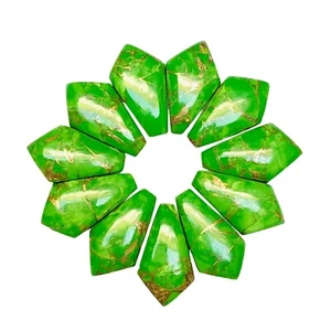 Cabujón ataúd turquesa cobre verde 7x12 mm a 18x25 mm piedras preciosas sueltas - Imagen 1 de 6