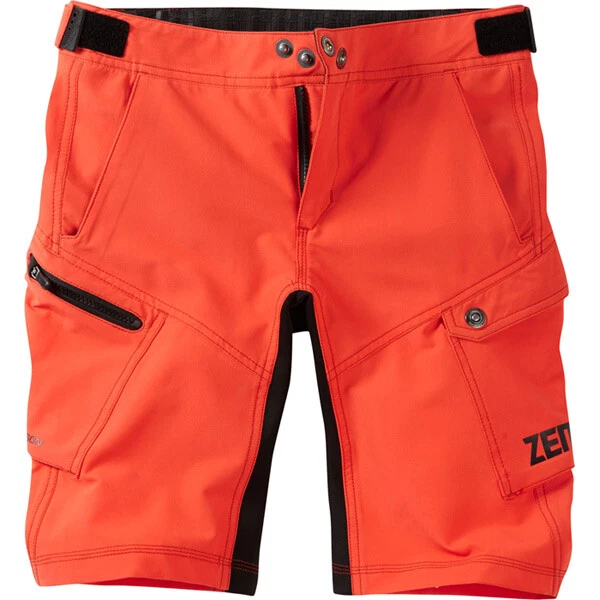Madison Zen Youth Cycling Shorts, Biking, Riding, MTB, Chilli Red. - Image 1 of 4
