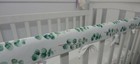 Cot Rail Cover Eucalyptus Leaf Crib Teething Pad  x 1  
