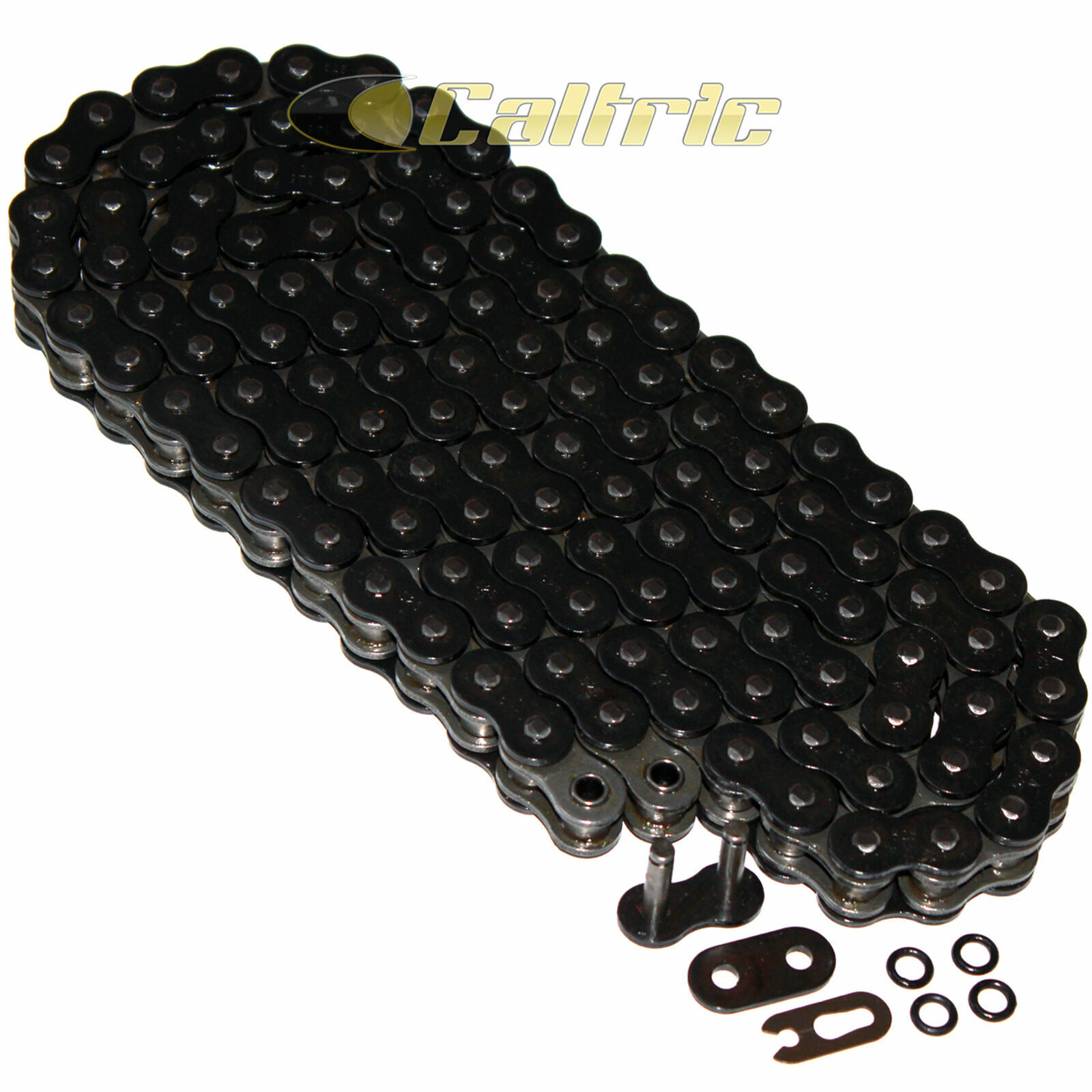 Caltric Black Drive Chain And Sprocket Kit Compatible with Honda Cb600F 599 2004 2006 