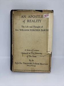 An Apostle of Reality The Life and Thought of Rev. William P. DuBose 1st Ed 1936 - Bild 1 von 15