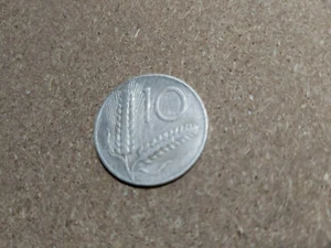 MONETA DA 10 LIRE DEL 1955 ARATRO E SPIGHE ROMAGNOLI REPUBBLICA ITALIANA - Foto 1 di 3