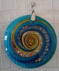 Chunky Murano Glass Pendant Also Marked 18kg
