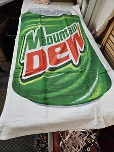 Mountain Dew Beach Towel 100% Cotton Soda Advertising New - Picture 1 of 6