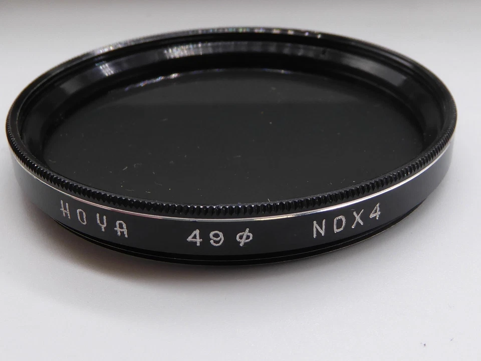 Hoya 49mm Neutral Density 4 (NDX4) Filter - Cleaned and Checked SILVER pin strip - Image 1 of 2