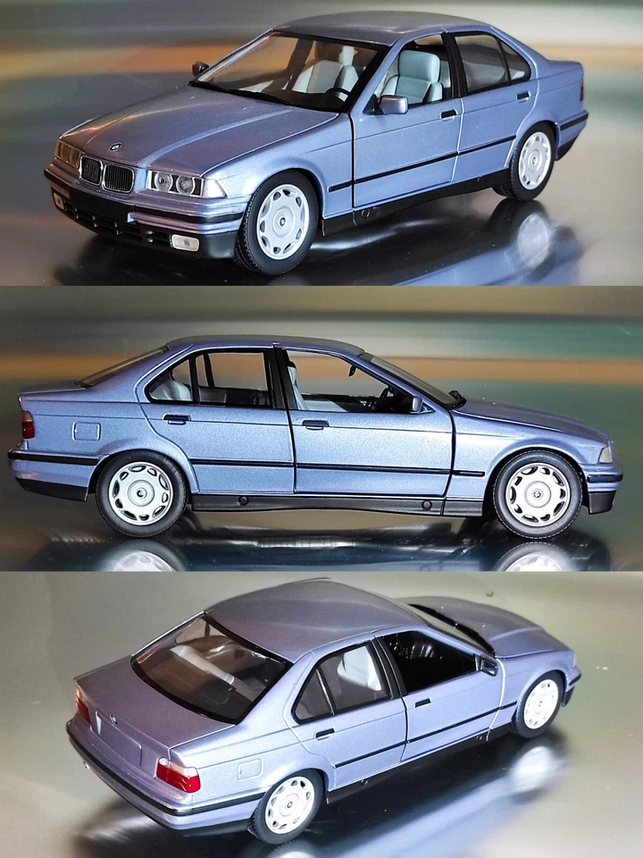 1/18 UT Models 1992 BMW Serie 3 E36 Berline Sedan Voiture Collection No E30 E46 - Photo 1/4