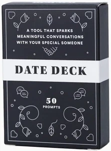 Date Deck Exciting, Engaging, and Though-Provoking Conversation Prompts Perfect - Picture 1 of 9