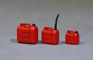 PLASTIC JERRY CANS 5L, 10L & 20L DIORAMA ACCESSORIES #E042 1/35 EUREKA - Picture 1 of 2