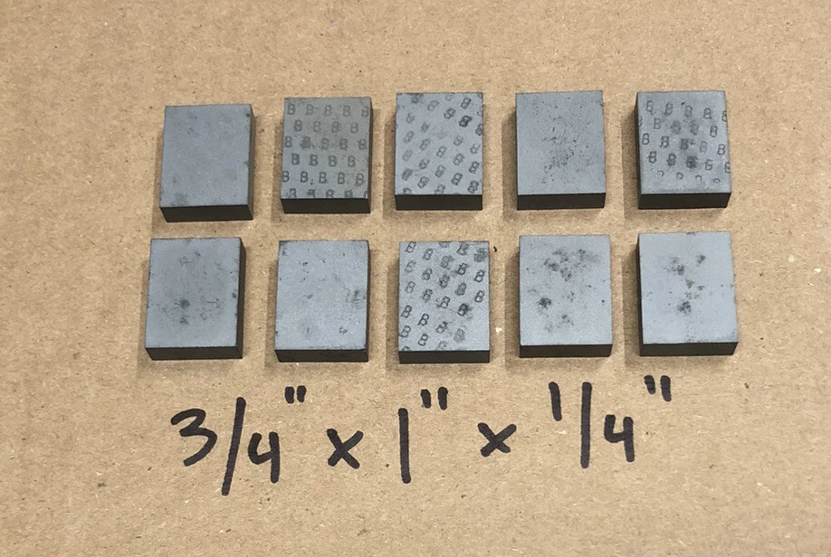 10pcs- Adams 1410 (3/4” X 1”x 1/4”) Carbide Rectangular Blank - Изображение 1 из 1