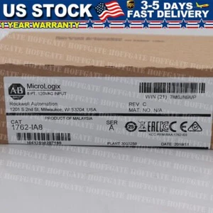 2022 Allen Bradley MicroLogix 1762-IA8 /A 120V AC Input Module Surplus SEALED - Picture 1 of 5
