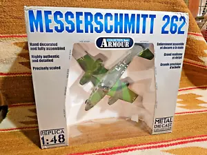 🔥RARE MIB FRANKLIN ARMOUR Messerschmitt ME 262 A JV44 ACE A GALLAND 98155 MINT! - Picture 1 of 14