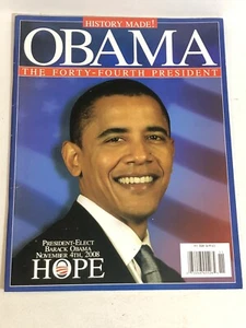 Obama Forty Fourth President Magazine Barack OBama nostalgia Ephemera - Foto 1 di 3