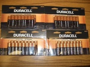 4 Packs Duracell AA Batteries 16 in each-total 64 -Original packaging Exp 3/2033 - Picture 1 of 4