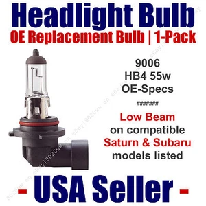 Repuesto de bombilla de haz bajo OE se adapta a los modelos Saturn y Subaru listados - 9006 - Imagen 1 de 1