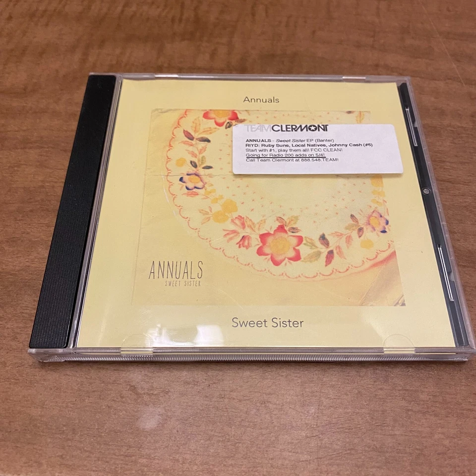 Annuals - Sweet Sister 2010 Banter Media Indie Rock EP Music Album CD Disc Promo Foto 1 de 3