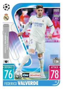 ➠ Topps Match Attax Champions League On Demand 2021/22 #55 Federico Valverde - Bild 1 von 1
