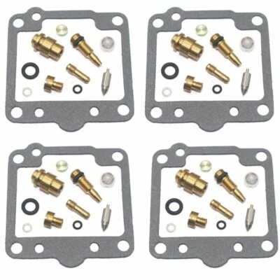 4 FOR Kawasaki 1981-1983 KZ1000 LTD J ELR CSR Carburetor Carb Rebuild repair kit - Image 1 of 3