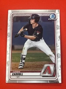 2020 Bowman Chrome Draft Corbin Carroll Prospect #BD-114 Diamondbacks - Picture 1 of 2