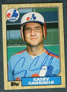 Montreal Expos Casey Candaele Autograph signed 1987 Topps baseball Update card-- - Picture 1 of 1