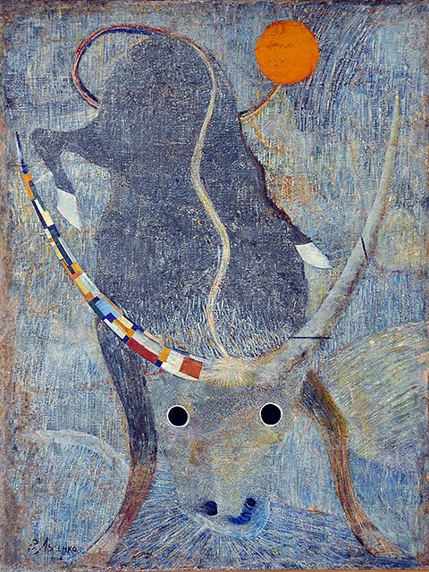 The Bull : 1929 : V. Lysenko (Vladimir) : 13x19 Archival Art Print - Image 1 of 1