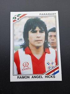 FIFA WC Mexico 86 Panini Ed. International - Ramon Angel Hicks # 161 New
