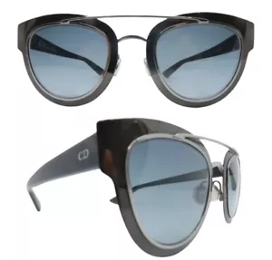 Christian Dior Acetate Chromatic Sonnenbrille, Gunmetal Black, Made in Italy 2015 - Bild 1 von 6