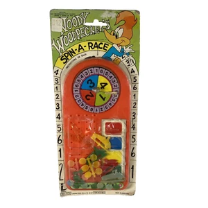 Vintage 1970's Woody The Woodpecker Spin A Race Game Plastic Toy Larami - Picture 1 of 4