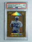 1999 Playoff Absolute SSD RC Edgerrin James Coach Collection-Gold /25 PSA 9 Low