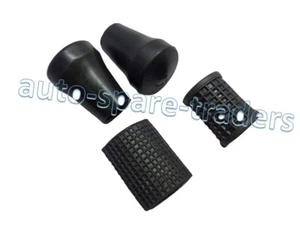 VESPA ALL PX PE MODELS KICKSTART REAR BRAKE PEDAL RUBBER STAND FEET KIT - Bild 1 von 5