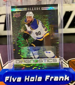 Allure Ryan O'Reilly Diagnostics 2020-21 cubierta superior negro y verde automático #D-4 - Imagen 1 de 3