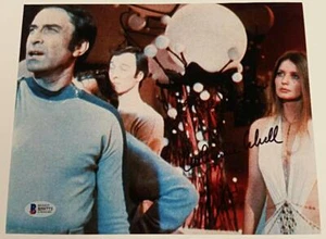 CATHERINE SCHELL Signed 8x10 Photo Space 1999 Maya Actress #3 w/ Beckett BAS COA - Picture 1 of 3