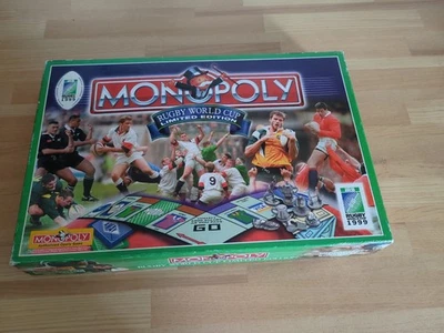 Monopoly 1999 Rugby World Cup Limited Edition Board Game Fully Complete Vintage  - Image 1 of 4