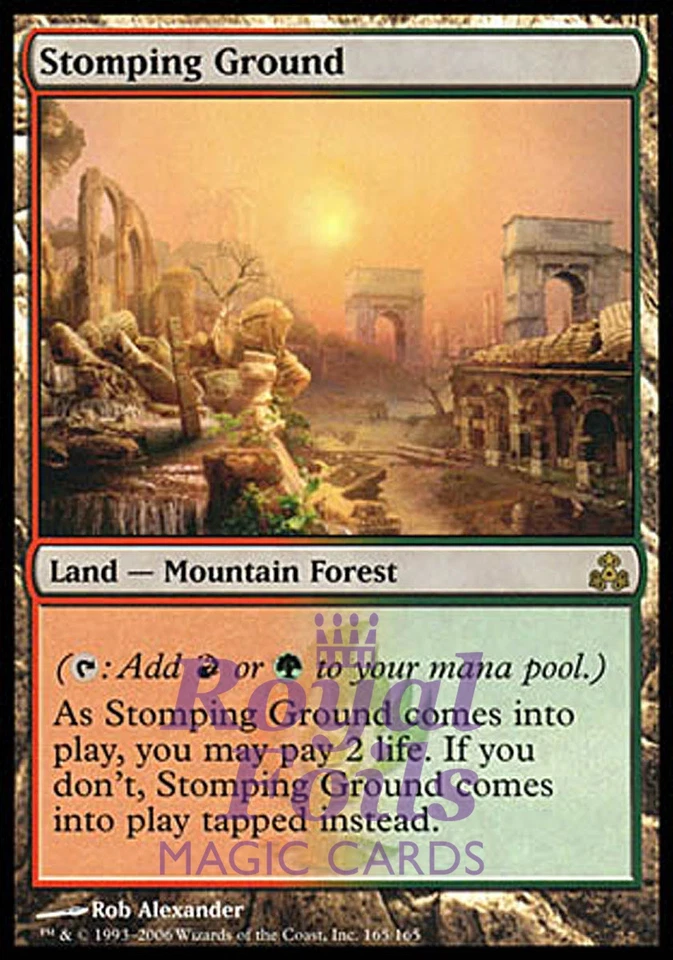Stomping Ground 1x MTG GPT Guildpact Rare MINT land red green - Image 1 of 1