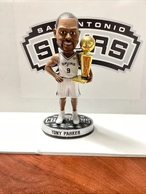 San Antonio Spurs 2014 Championship Tony Parker Bobblehead - Image 1 of 4