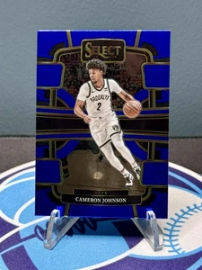 2023-24 Panini Select Blue (Retail Base) #12 Cameron Johnson - Brooklyn Nets - Picture 1 of 2