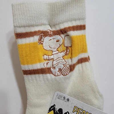 Peanuts Snoopy PICKETBALL 5 Pares Calcetines Crew Zapato Adulto Talla 5-8 Unisex Exclusivo Foto 1 de 4