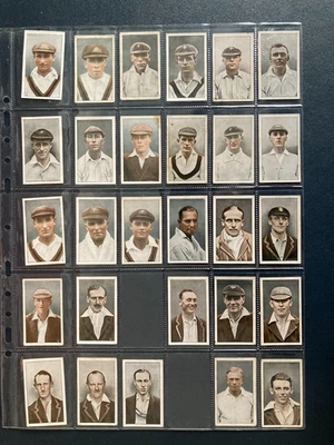 cigarette cards famous cricketers 28/32 1926 - Image 1 of 2