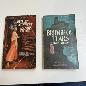 Ruth Abbey Lot Of 2 Books evil at Nunnery Manor & Bridge Of Tears - Imagen 1 de 24