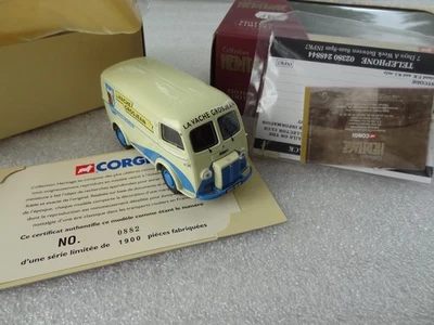 1/43° CORGI HERITAGE CAMIONETTE PEUGEOT D3A  VACHE GROSJEAN EN BOITE REF 70604 - Photo 1/3
