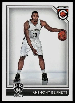 2016-17 Panini Complete #208 Anthony Bennett No Back Brooklyn Nets - Image 1 of 2