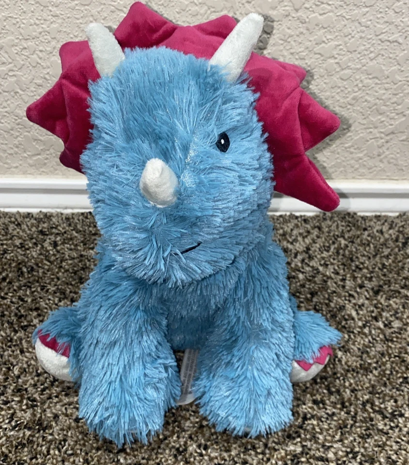 "11"" Warmies Dinosaurio Triceratops Felpa Microondas Calentamiento Perfumado Lavanda" Foto 1 de 4