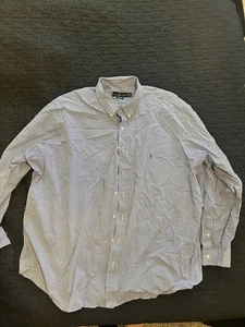 Polo Ralph Lauren klassisches Langarm Button Down 3xb kariertes Hemd Gingham - Bild 1 von 6