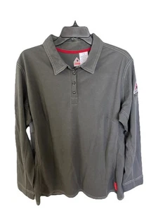 Bulwark FR LS Henley T-Shirt Blue Women’s Size M IQ Series Westex G2 CAT 2 2112 - Picture 1 of 8