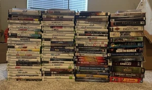 100 Plus Video Game Lot Xbox 360, Xbox, Wii, PC, PS3, PS4 Most Need Resurface - Bild 1 von 5