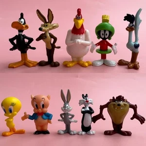 Figura 8 piezas Anime PVC Bichos Conejito Piolín Pájaro Figuras Muñeca Modelo Juguetes Decoración de Pasteles - Imagen 1 de 2