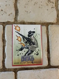 The Walking Dead artist sketch card. Skybound, set 2. Carl Grimes. Artist Arturo - Picture 1 of 2